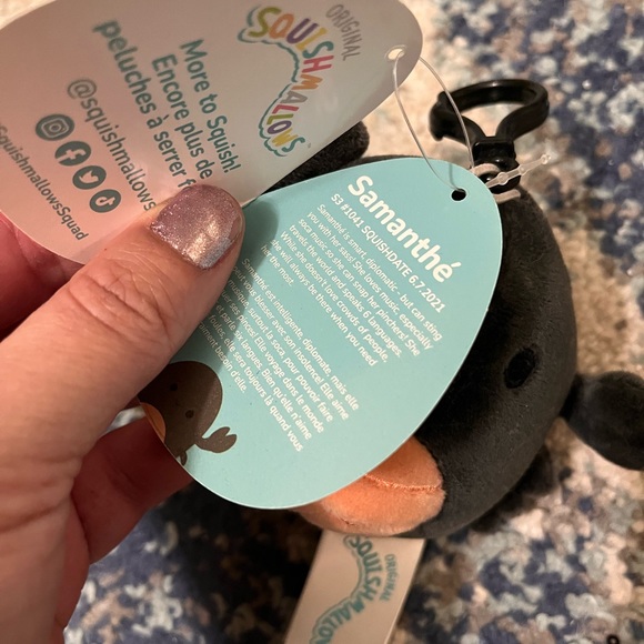 NWT 3.5” Squishmallows Samanthe Scorpion Clip - Picture 2 of 4